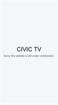 Mobile Screenshot of civictv.com